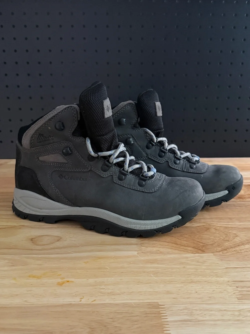 Columbia Kids Gray Lace-Up Outdoor Boots